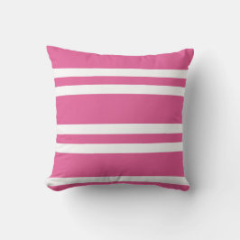 Almofada Fuchsia Rosa e Branco