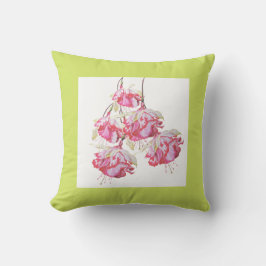Almofada Fuchsias exóticas em um Travesseiro decorativo