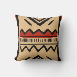 Almofada Fundo africano em cores quentes