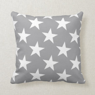 Almofada Fundo cinzento elegante moderno da cor da estrela