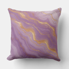 Almofada Fundo de Mármore Roxo com Veias Douradas
