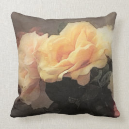 Almofada fundo floral do vintage da arte em cores pastel