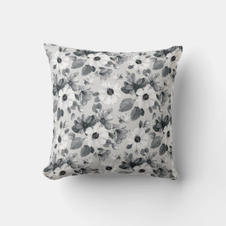 Almofada Fundo floral sem costura com belo fluxo selvagem