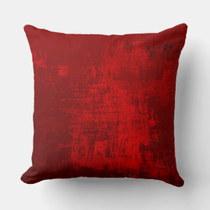 Almofada Fundo rústico vermelho escuro do abstrato da