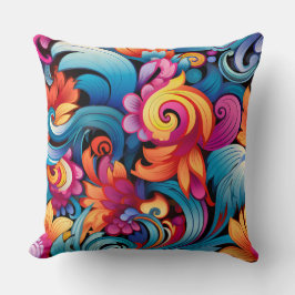 Almofada Funkadelic Floral Botânica