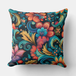 Almofada Funkadelic Floral Botânica