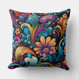 Almofada Funkadelic Floral Botânica