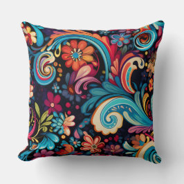 Almofada Funkadelic Floral Botânica