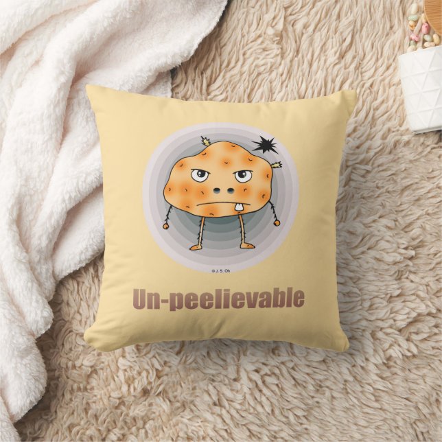 Almofada Funny Angry Potato – Un-peelievable Art (Cobertor)