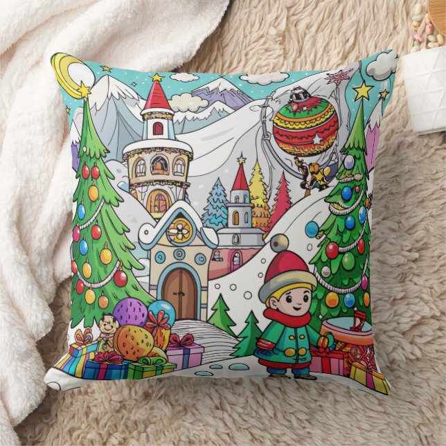 Almofada Funny Christmas Design cushion (Cobertor)
