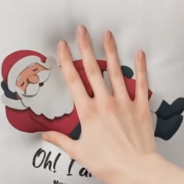 Almofada  Funny christmas throw pillow santa humorous cute