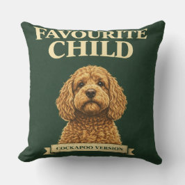 Almofada Funny Cockapoo Gift | Favourite Child