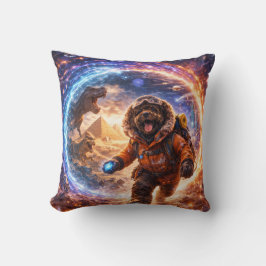 Almofada Funny Cockapoo Gift | Space Dog Cushion