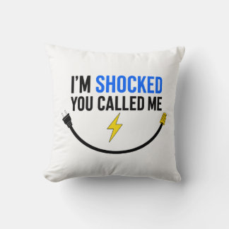 Almofada Funny Electrician Pillow – “I’m Shocked You Calle
