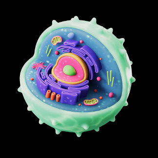 Almofada Funny Germ Cartoon Pillow | Cute Bacteria pillow