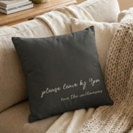 Almofada Funny Quote Introvert Humor Custom Black White