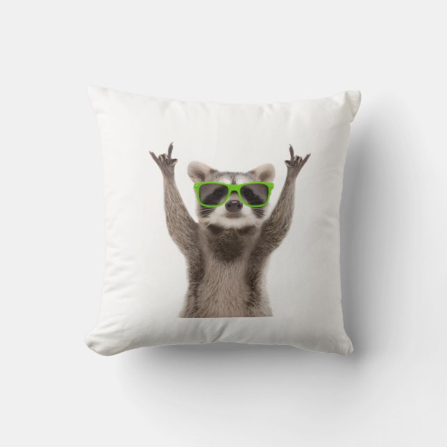 Almofada Funny racoon (Frente)