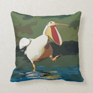 Almofada Funny Running Pelican