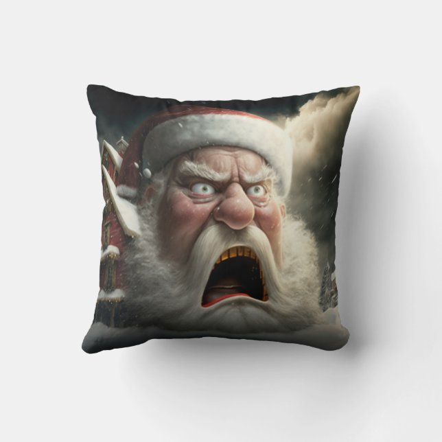 Almofada FUNNY SANTA CLAUS travesseiro decorativo (Verso)