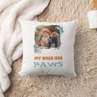 Almofada Fur Mom Dog Cat Cute Trendy Fun Throw Pillow