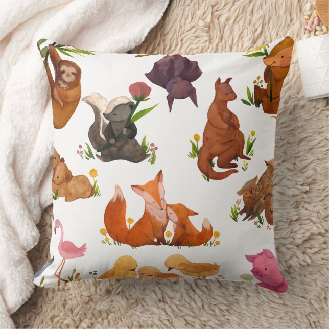 Almofada Furry Friends Decorative Pillow – Pet Lover Gift (Cobertor)