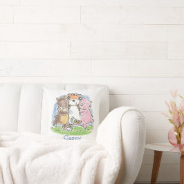 Almofada Furry Friends Trio Kids Cushion