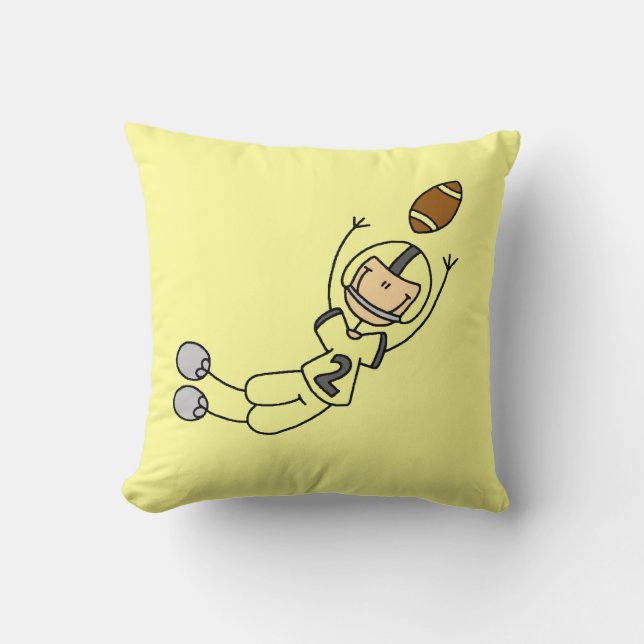 Almofada Futebol de Boneco Amarelo (Frente)