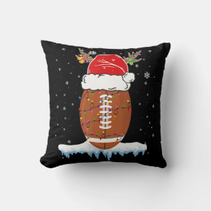 Almofada Futebol de Natal Santa Hat Feliz Xmas