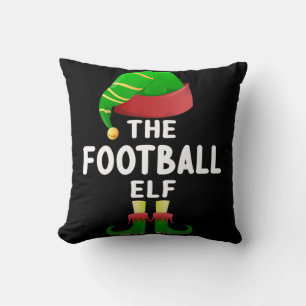 Almofada Futebol Elf da Família de Natal Correspondente a P