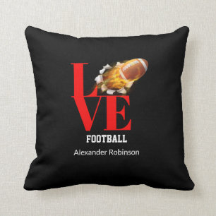 Almofada Futebol personalizado de amor  