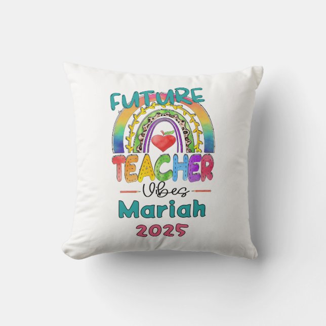 Almofada Future Teacher Personalized  (Frente)