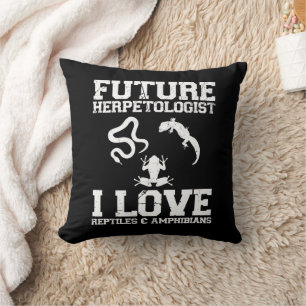 Almofada Futuro Herpetologista Herpetology Lover Amphibes