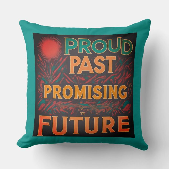 Almofada Futuro Orgulhoso do Passado (Frente)