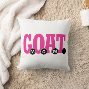 Almofada G.O.A.T. MÃE! - Bonito Para Impressão Gráfico Da M