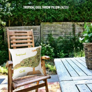 Almofada Gaivota tropical