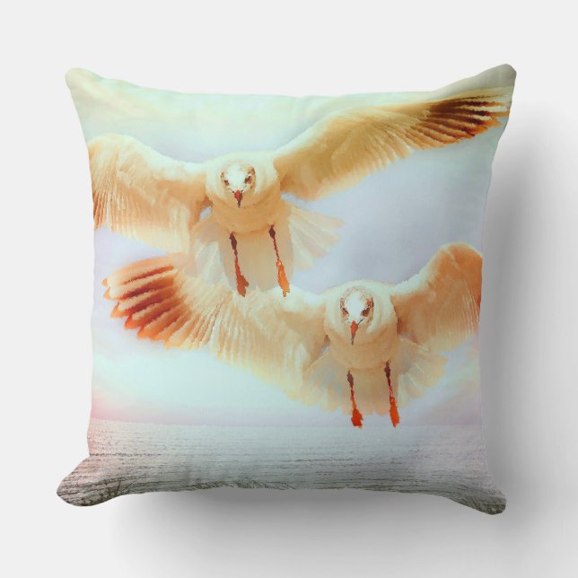 Almofada Gaivotas 1 Travesseiros (Frente)