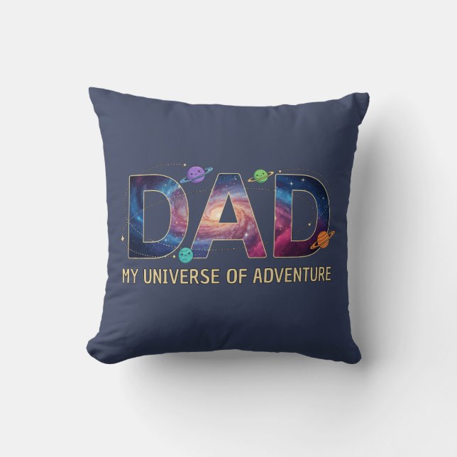 Almofada Galaxy Dad Universe Adventure (Frente)