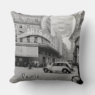 Almofada Galerias Lafayette Paris Haussmann 1940 Fotografia