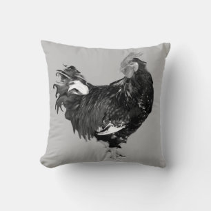 Almofada galináceo macho, travesseiro decorativo de galo