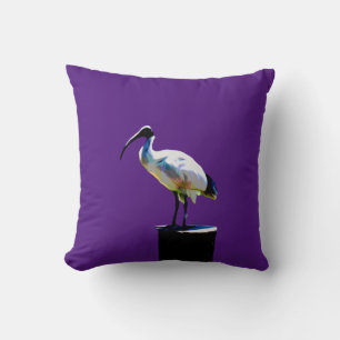 Almofada Galinha de caixa (ibis), Tinta de Óleo, Cushion
