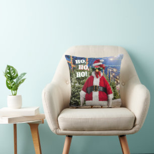 Almofada Galinha do Papai Noel