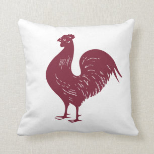 Almofada Galo vermelho