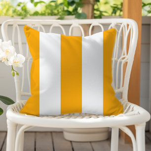 Almofada Gamas de Cabana Vertical Amarelo e Branco Saffron