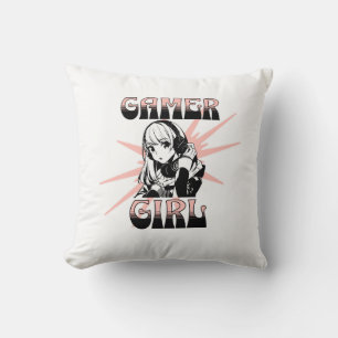 Almofada Gamer Girl   Jogos