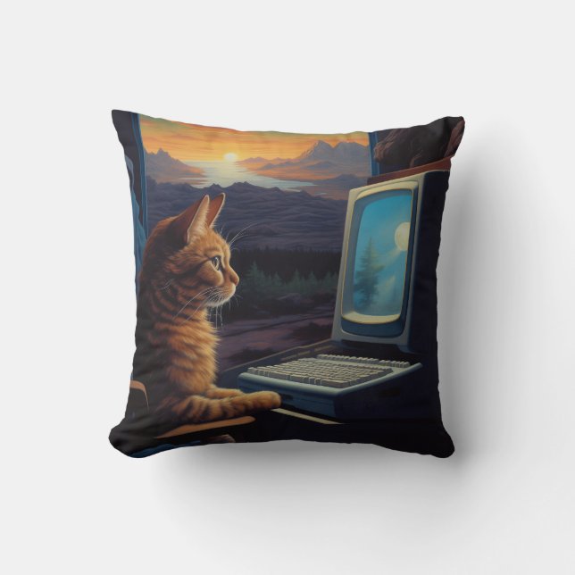 Almofada Gamer para Retro | Jogos de arte em pixels de 8 bi (Frente)