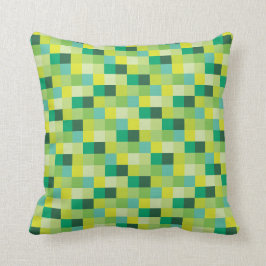 Almofada Gamer verde do teste padrão | dos pixéis |