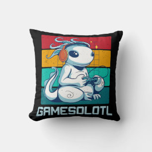 Almofada Gamesolotl Galeria de Vídeo Axolotl Kawaii Anime B