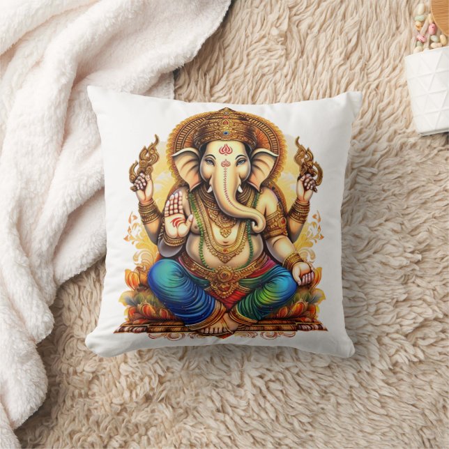 Almofada Ganesha, ganesh, removedor ganapati de obstáculos  (Cobertor)