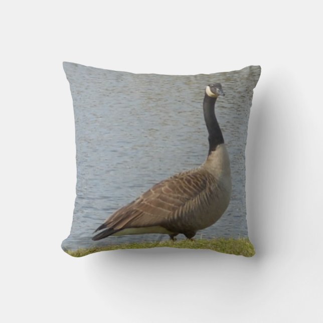 Almofada Ganso por Travesseiro decorativo De Lino (Frente)