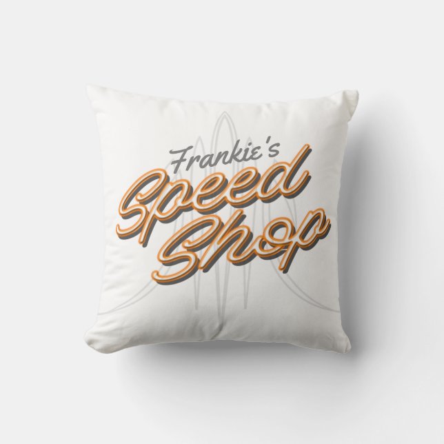 Almofada Garagem de Compro de velocidade personalizada Pins (Frente)